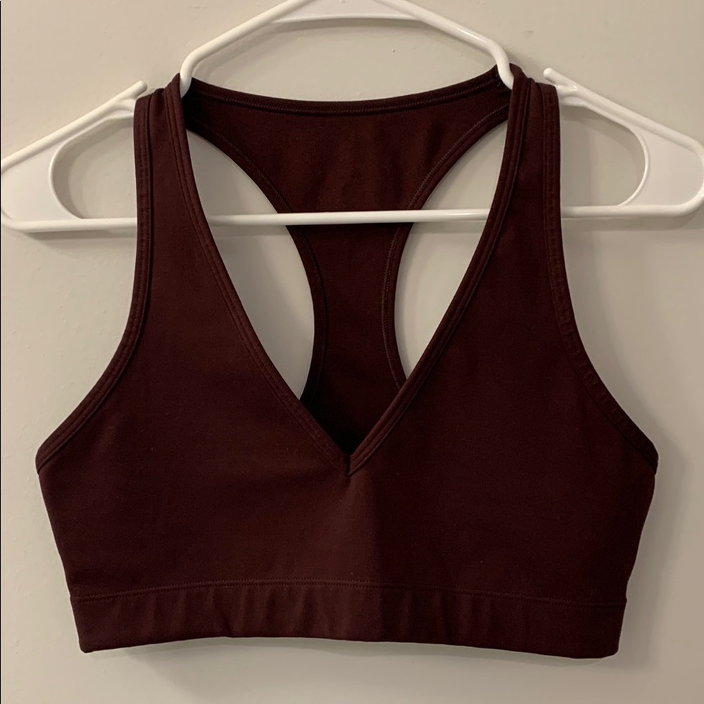 Women's Gap Maroon Sports Bra